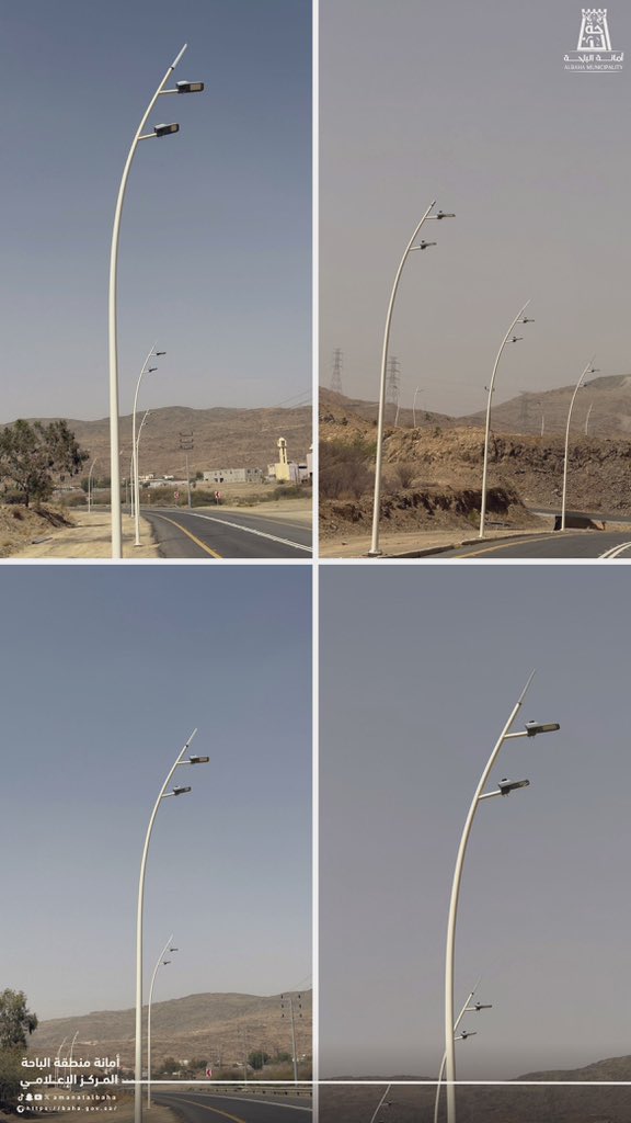 Installation of Lighting Poles to Enhance Road Efficiency